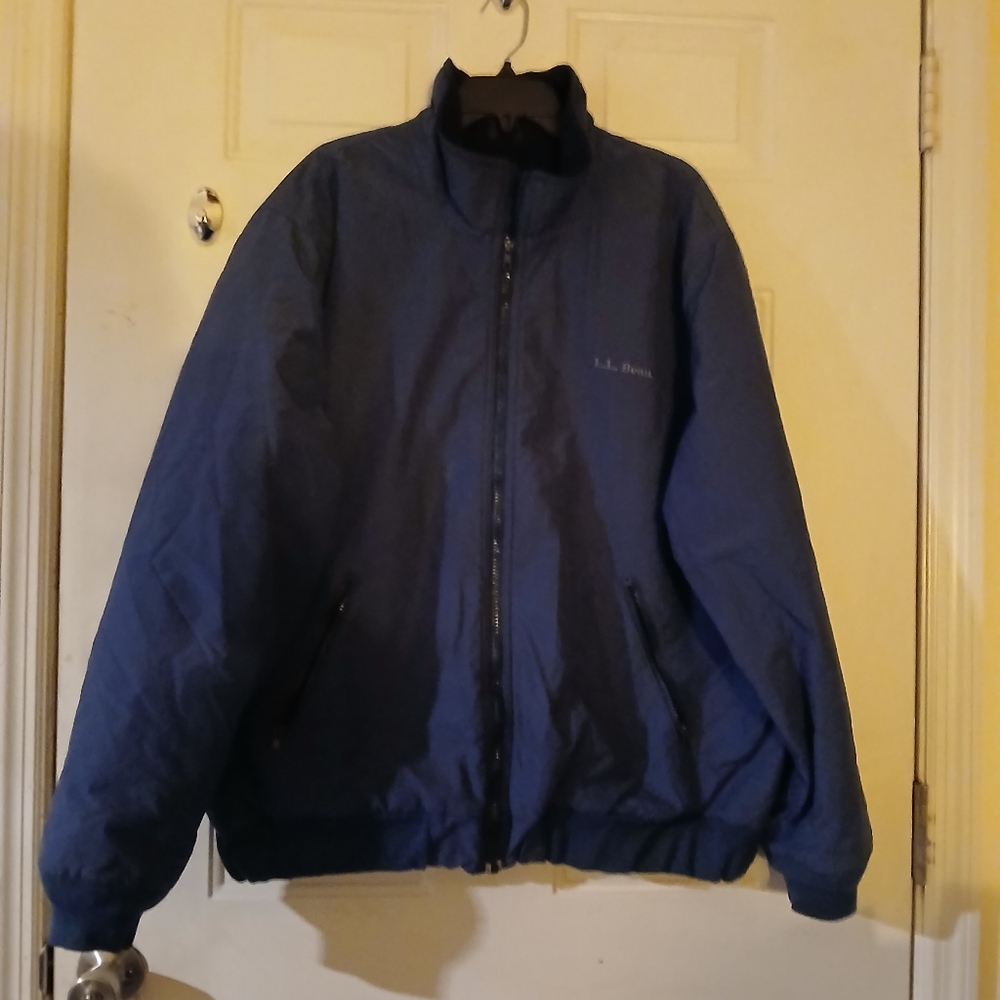VTG L.L. Bean Men's Navy Bomber XL Jacket (012626A)